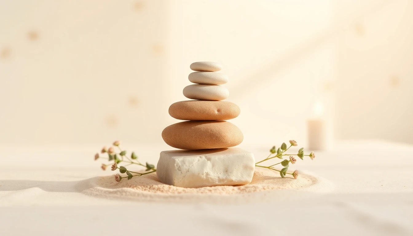 Four square stones in quiet order, set together as a grounded altar-cube of warm light