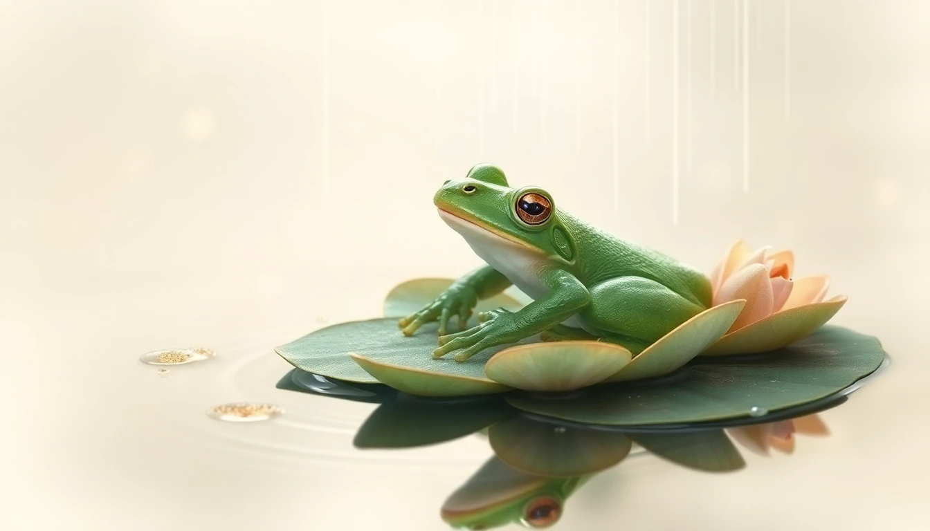 Frog — porous skin as warning organ